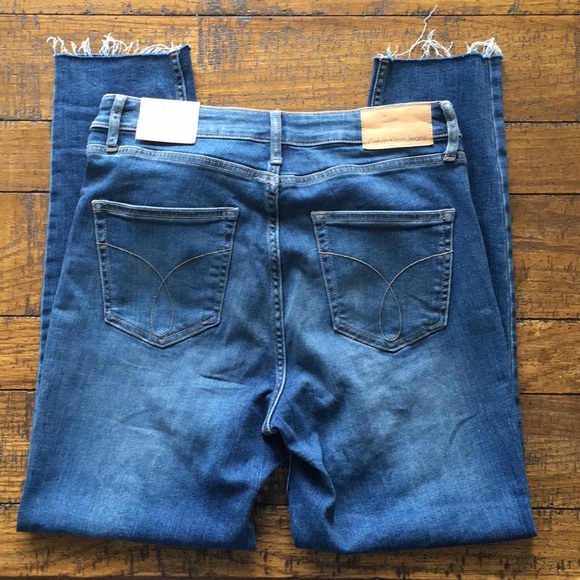 Calvin Klein Jeans Denim - NWT CK High Rise Ankle Skinny w/ frayed hem